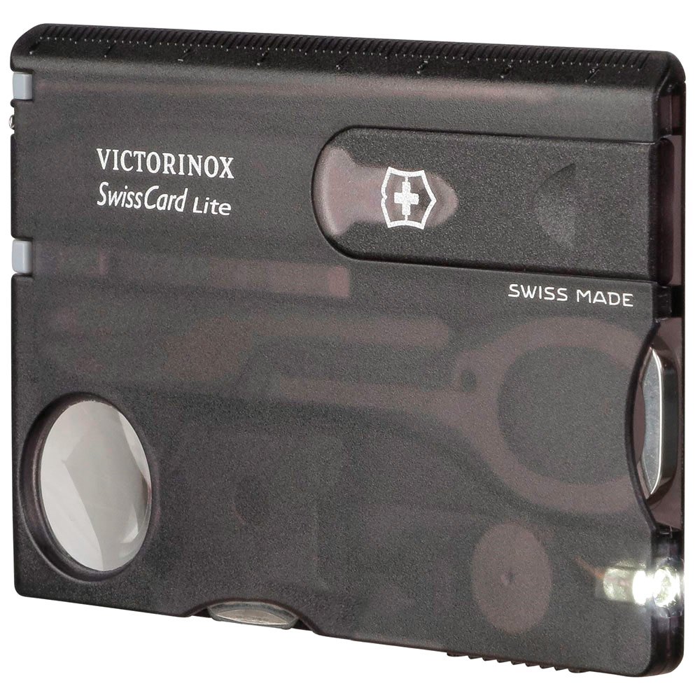 Купить Victorinox 0.7333.T3 Swisscard Lite Transparent Черный  Black 7ft.ru в интернет магазине Семь Футов