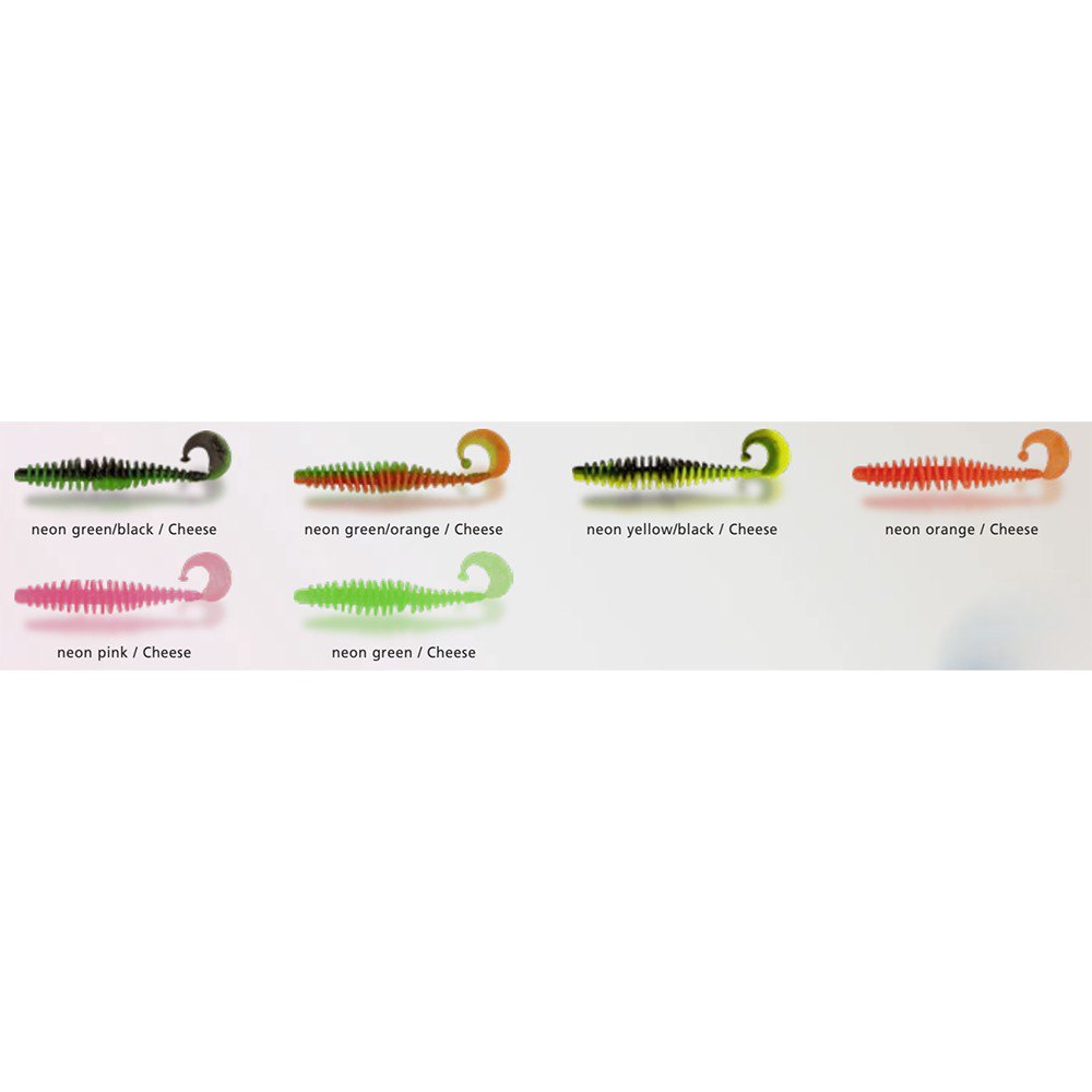 Купить Magic trout 3279303 T-Worm Twister Мягкая Приманка 55 Mm 1.5g Многоцветный Neon Yellow / Black 7ft.ru в интернет магазине Семь Футов