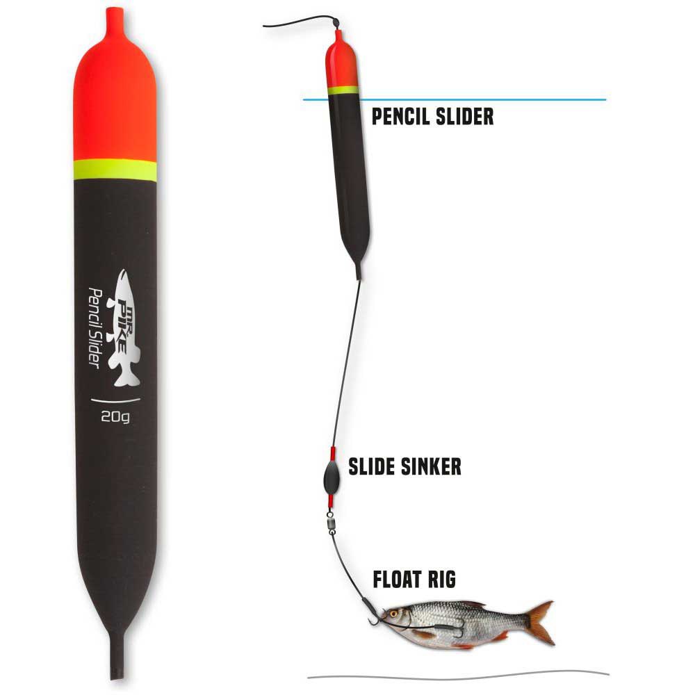 Купить Quantum fishing 5240002 Mr Pike Pencil Slider Плавать Красный Black 20 g  7ft.ru в интернет магазине Семь Футов