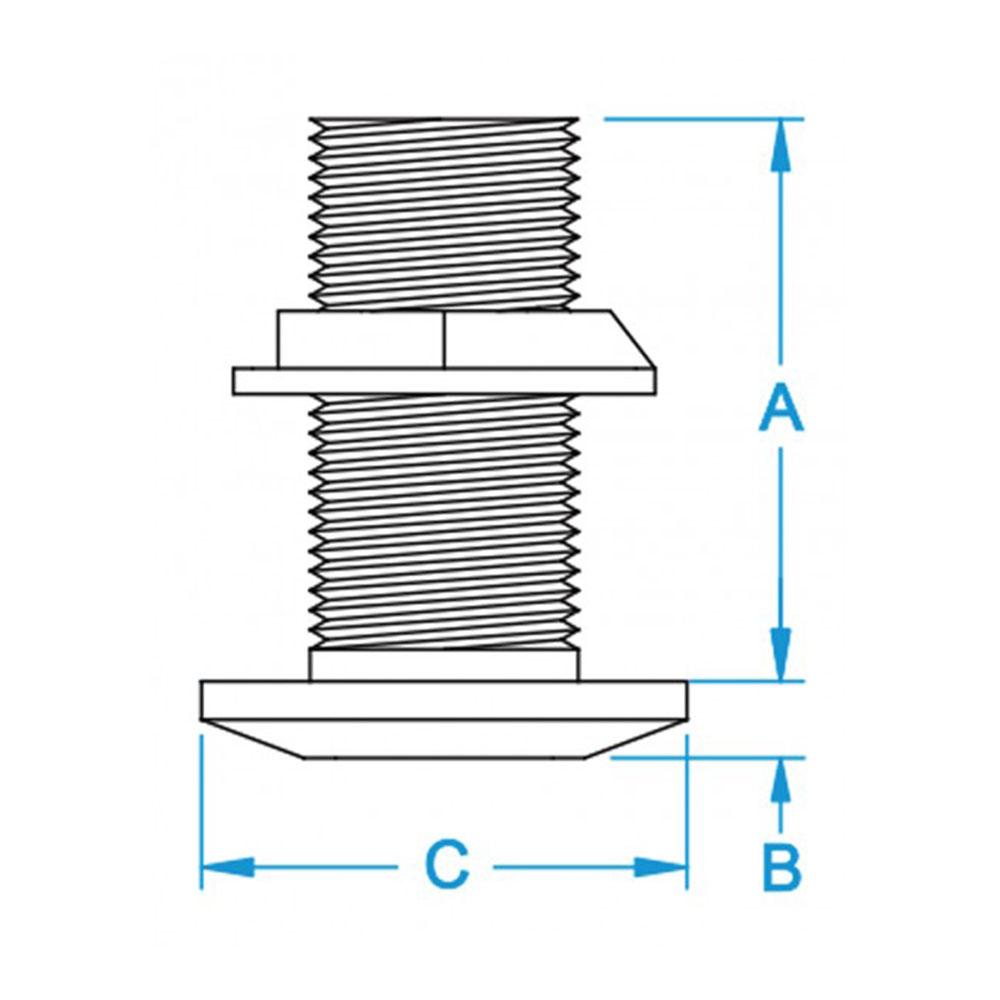 Купить Groco 34-TH1000W Fittings Золотистый  Bronze 25 mm  7ft.ru в интернет магазине Семь Футов