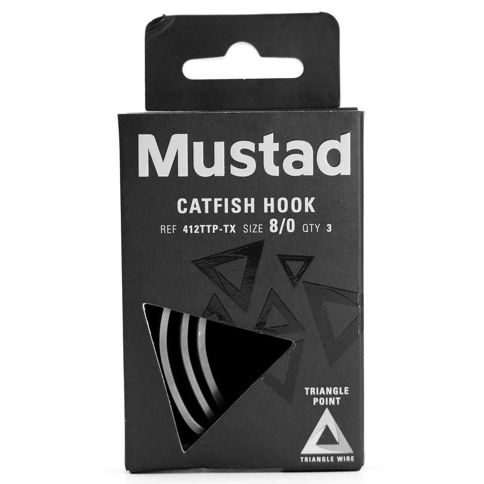 Купить Mustad 929503 412 Catfish Triangle Point Крюк Серый  Tennese Shad 5/0  7ft.ru в интернет магазине Семь Футов