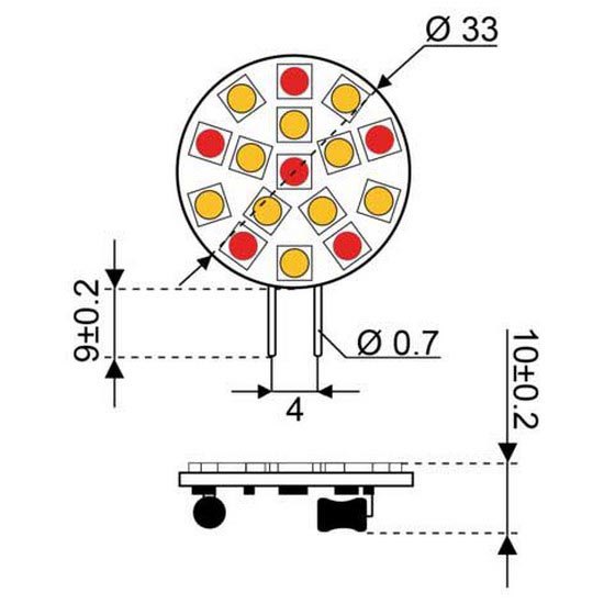 Купить Talamex 14340504 Super LED G4 16xSMD Side Белая  Warm White / Red 150 / 30 Lumens  7ft.ru в интернет магазине Семь Футов