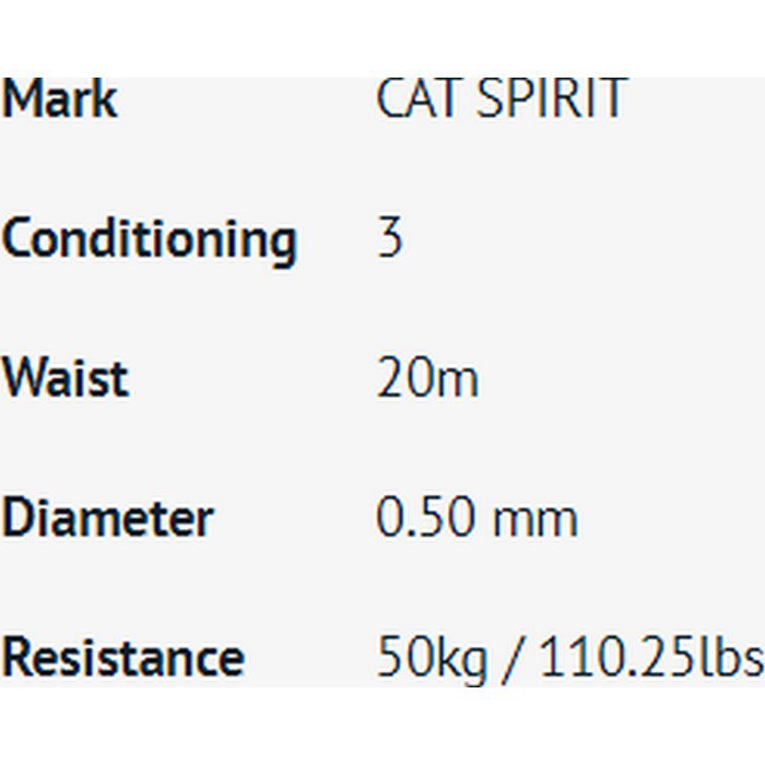 Купить Carp spirit ACT640012 Strike Cat Плетеная леска 20 м Бесцветный Clear 100 kg  7ft.ru в интернет магазине Семь Футов