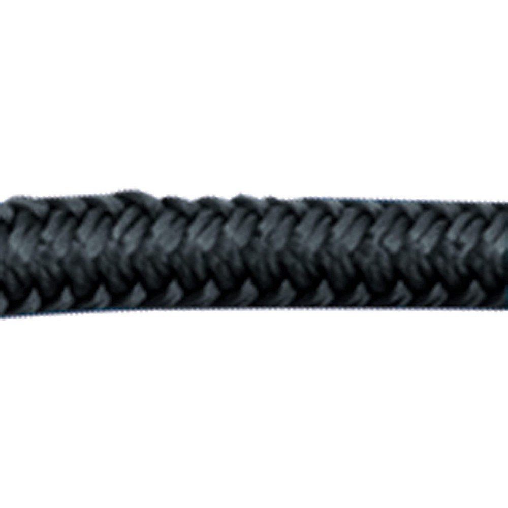 Купить Sea-dog line 354-302112015BK1 Premium Двойная плетеная нейлоновая док-веревка Черный Black 1.27 cm x 4.6 m  7ft.ru в интернет магазине Семь Футов