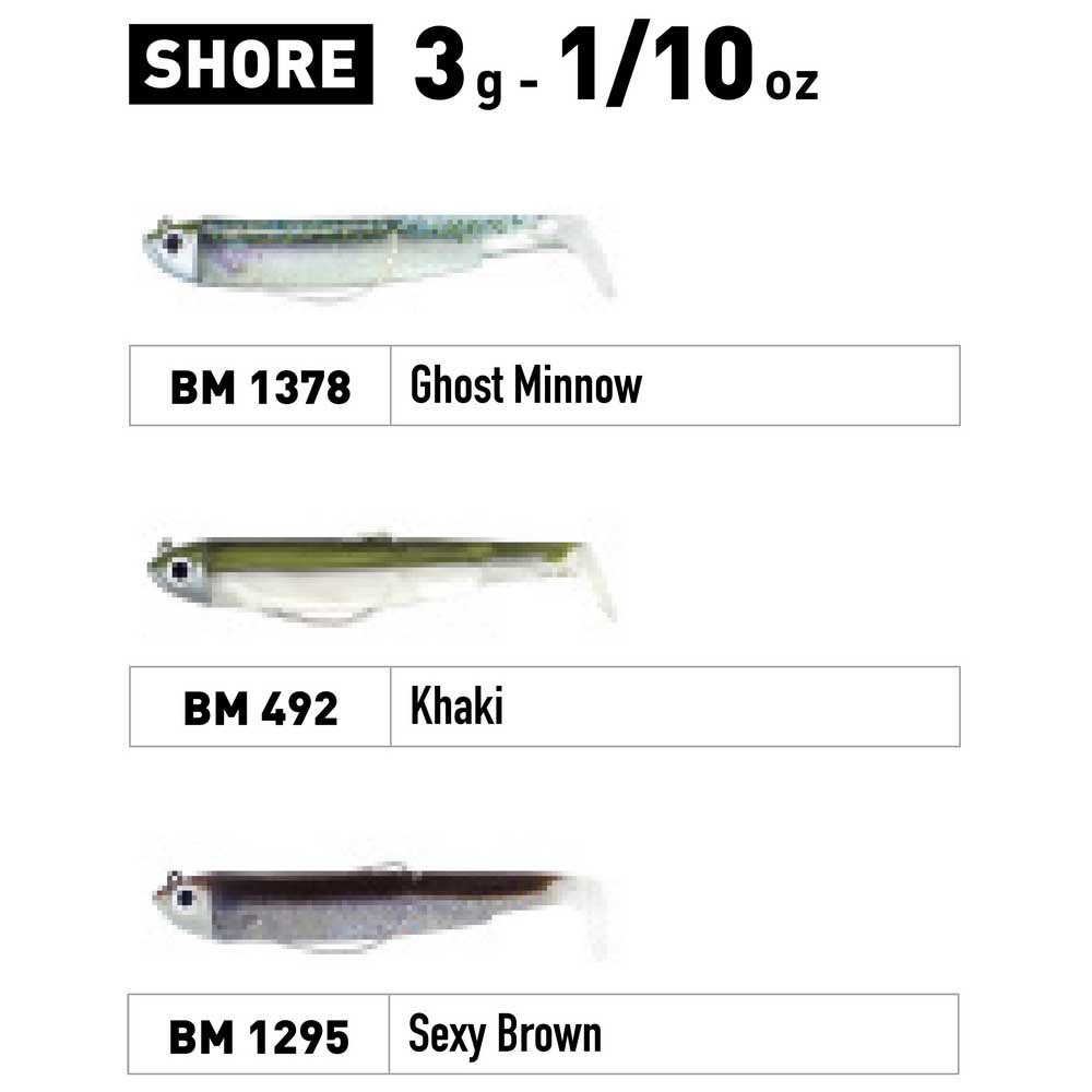 Купить Fiiish BM1295 Black Minnow Combo Shore Мягкая приманка 70 mm 3g Многоцветный Sexy Brown 7ft.ru в интернет магазине Семь Футов