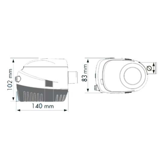 Купить Attwood ATT-4511-7 Sahara S1100 GPH Белая  12V S 1100 4164 Liters / h  7ft.ru в интернет магазине Семь Футов