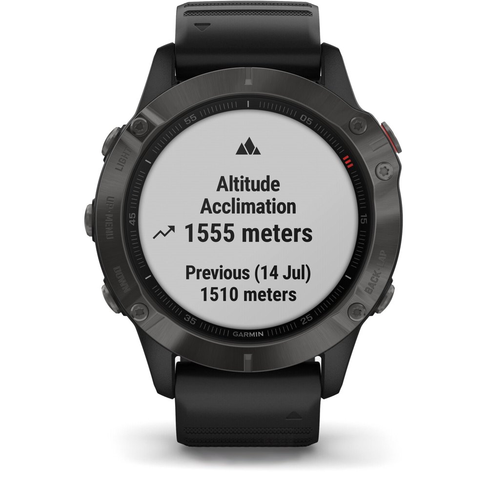 Купить Garmin 010-02158-11 Fenix 6 Sapphire Часы Черный  Black 7ft.ru в интернет магазине Семь Футов