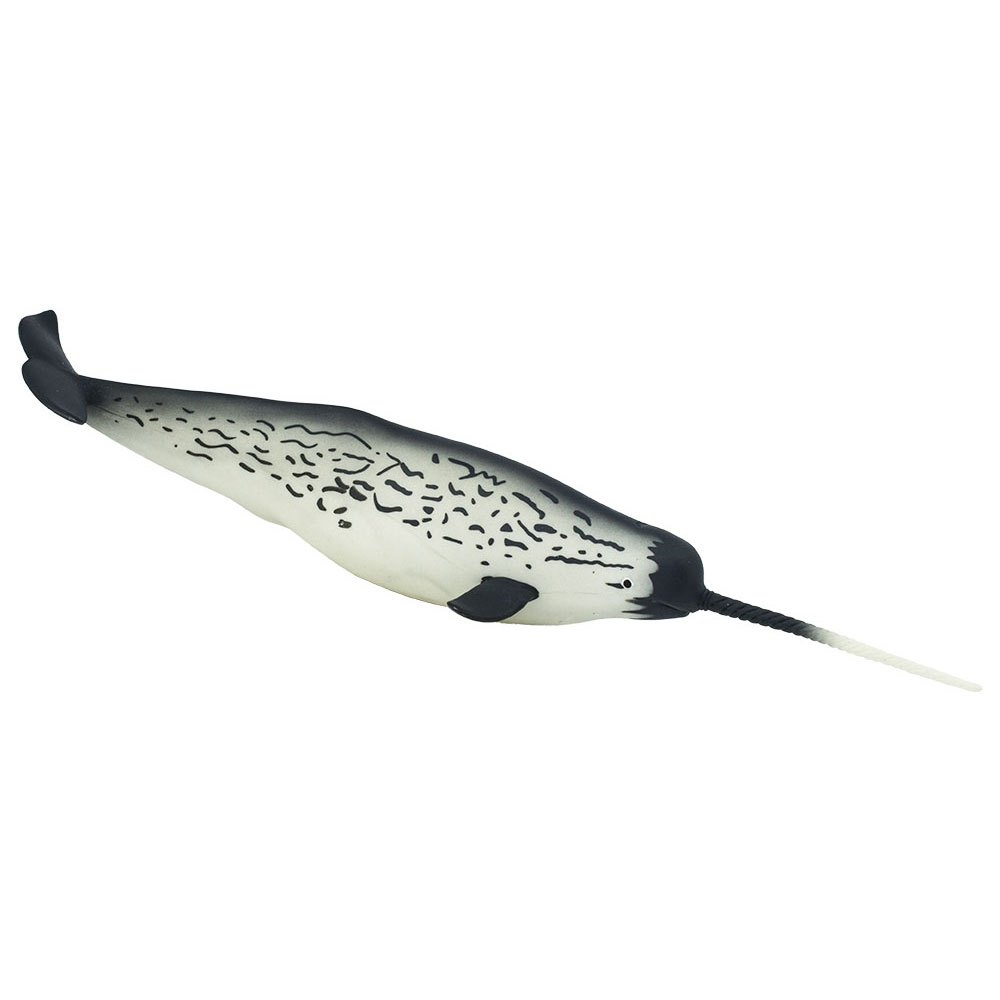 Купить Safari ltd S212202 Narwhal Фигура Серый  Black / White From 3 Years  7ft.ru в интернет магазине Семь Футов