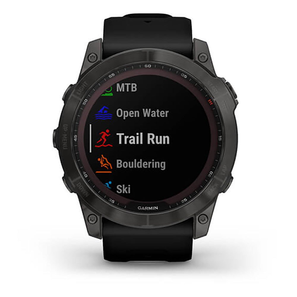 Купить Garmin 010-02541-11 Fenix 7X Sapphire Solar Часы Черный  Carbon Grey DLC Titanium / Black 7ft.ru в интернет магазине Семь Футов