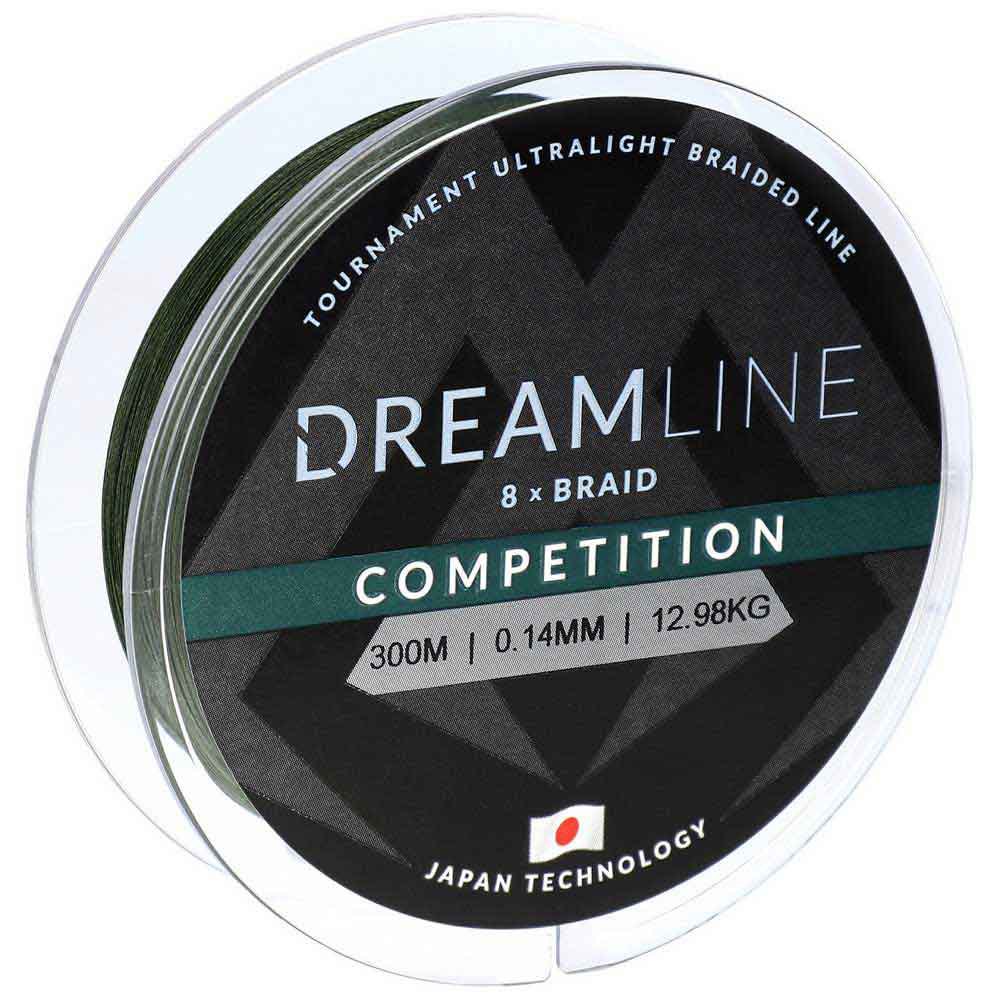 Купить Mikado ZDL000G-300-018 Dreamline Competition Плетеная леска 300 м Зеленый Green 0.180 mm  7ft.ru в интернет магазине Семь Футов