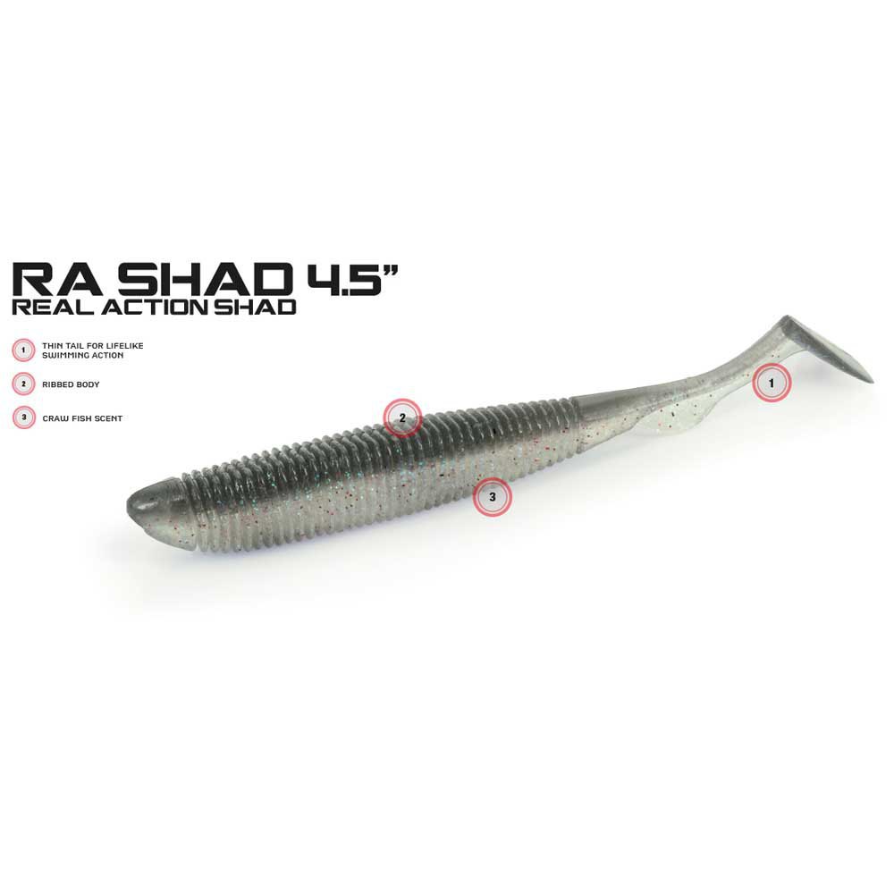 Купить Molix RSH4.5-453 Real Action Shad 114.5 Mm Многоцветный 453 UV Watermelon Gold Chart 7ft.ru в интернет магазине Семь Футов