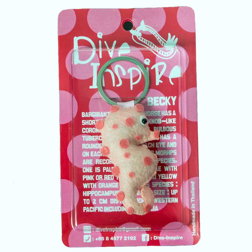 Купить Dive inspire KR-006 Becky Брелок для ключей с морским коньком Розовый Pink 7ft.ru в интернет магазине Семь Футов