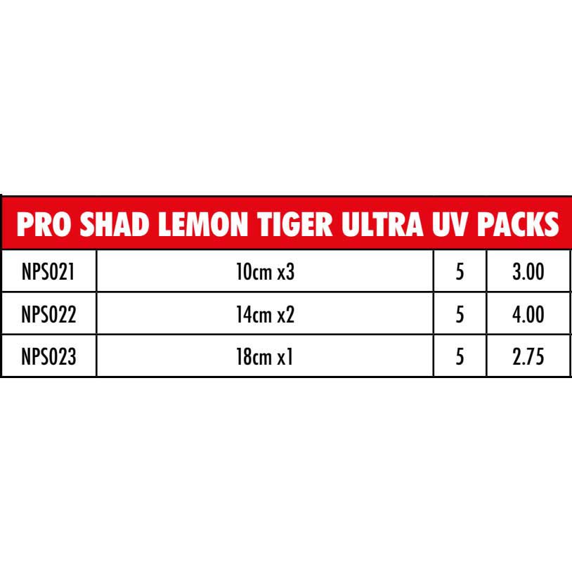 Купить Fox rage NPS022 Pro Shad 140 Mm Зеленый  UV Lemontiger 7ft.ru в интернет магазине Семь Футов