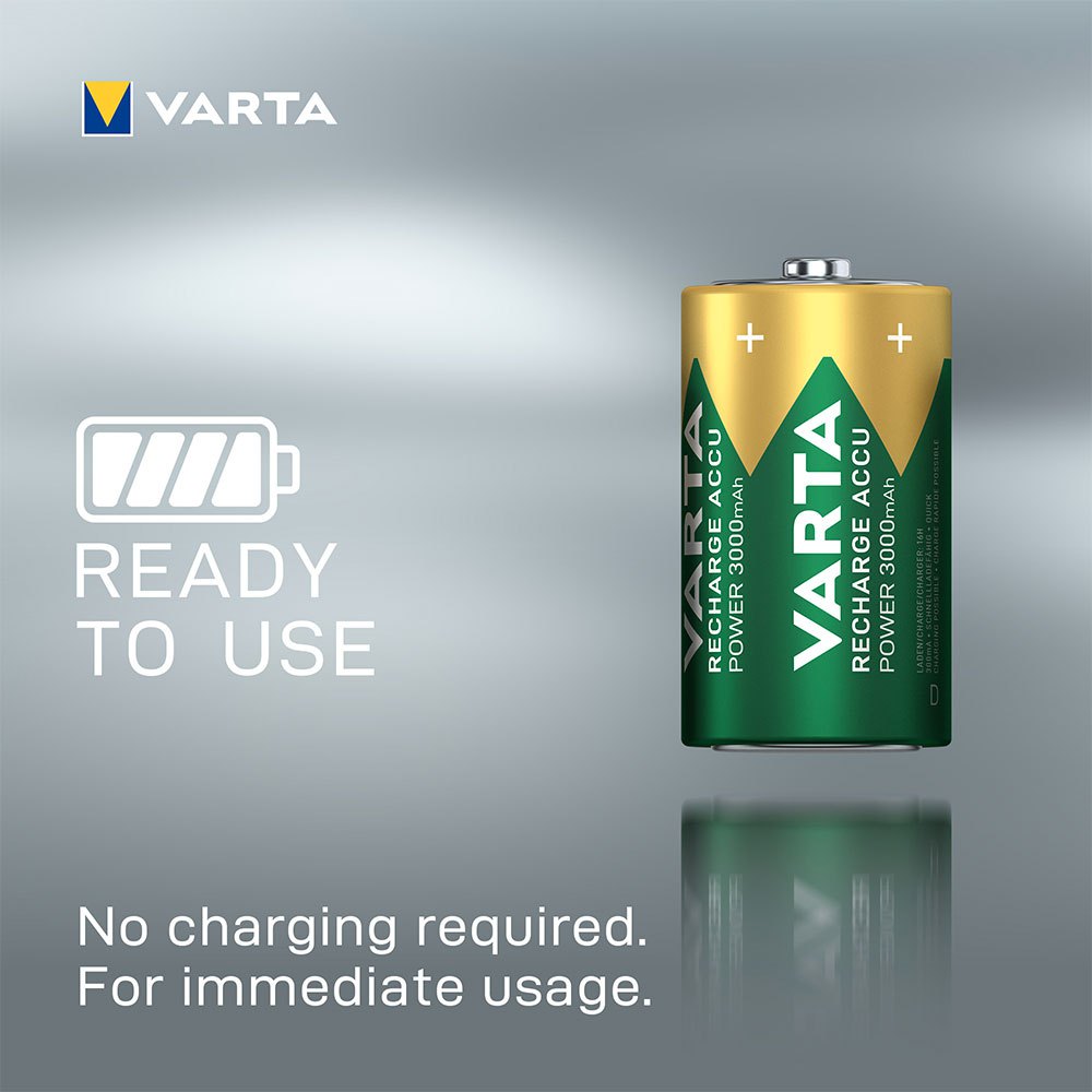 Купить Varta 38656 D Ready2Use NiMH Mono 3000mAh 1x2 D Ready2Use NiMH Mono 3000mAh Аккумуляторы Зеленый Green 7ft.ru в интернет магазине Семь Футов