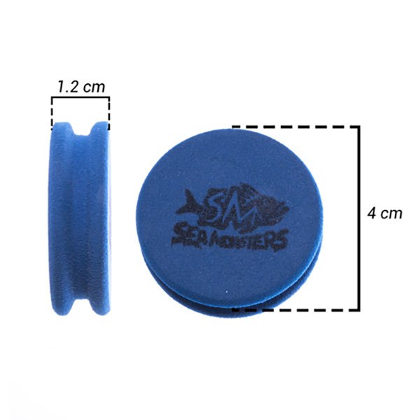 Купить Sea monsters SMPS4 Winder Голубой  Blue 40 mm | Семь футов в интернет магазине Семь Футов