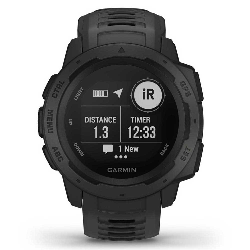 Купить Garmin 010-02064-00 Instinct Часы Черный  Graphite 7ft.ru в интернет магазине Семь Футов