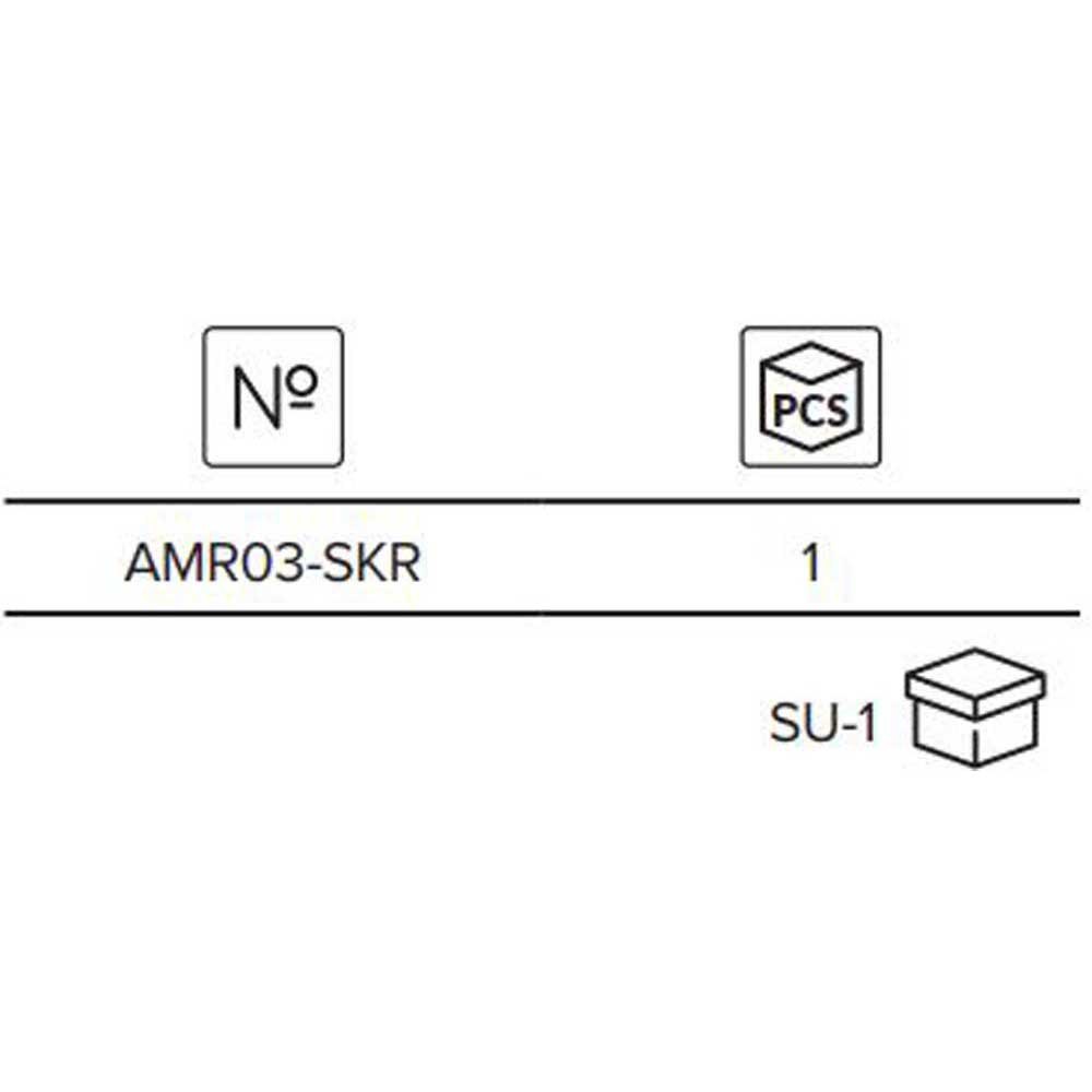 Купить Mikado AMR03-SKR Скребок Серебристый  Grey 7ft.ru в интернет магазине Семь Футов