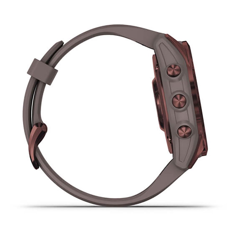 Купить Garmin 010-02539-29 Fenix 7S Sapphire Solar Часы Коричневый Dark Bronze Titanium / Shale Gray 7ft.ru в интернет магазине Семь Футов