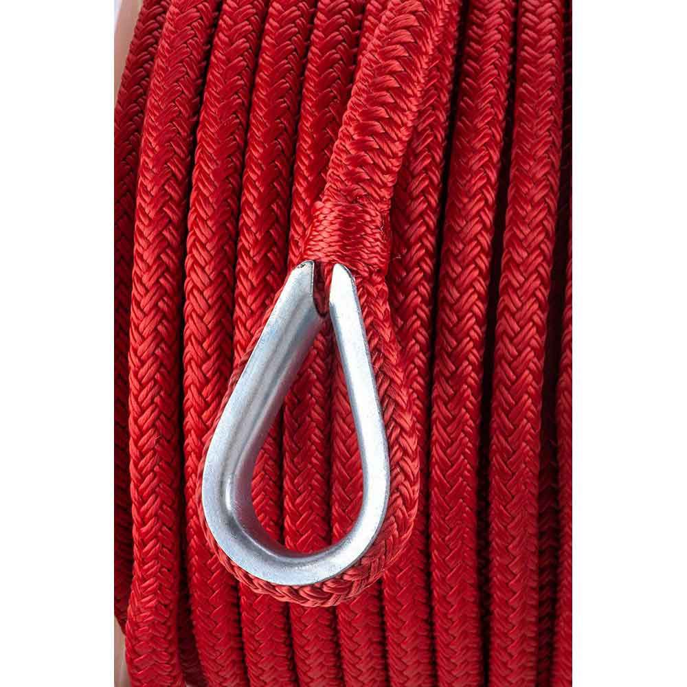 Купить Seachoice 50-42171 Nylon Анкерная веревка с двойной оплеткой 30.5 m Красный Red 3/8´´  7ft.ru в интернет магазине Семь Футов