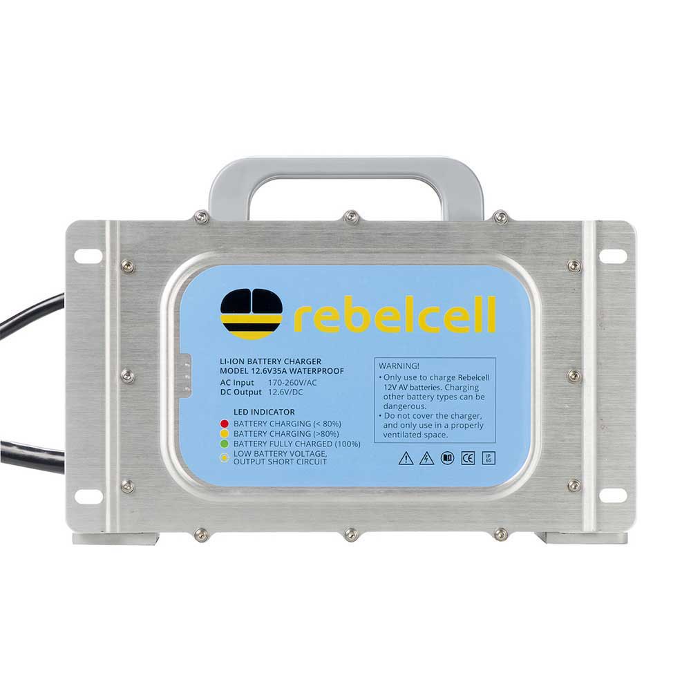 Купить Rebelcell NBR-025 12.6V35A Waterproof Зарядное Устройство Для Аккумуляторов Серебристый Black 7ft.ru в интернет магазине Семь Футов