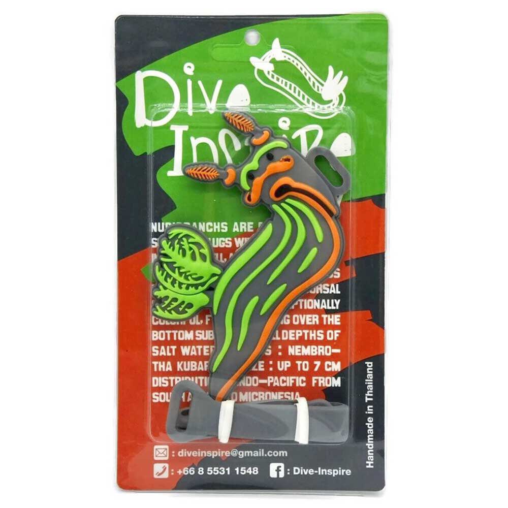 Купить Dive inspire BT-004 Kuby Кольцо для ключей Nudibranch Многоцветный Grey / Green / Orange 7ft.ru в интернет магазине Семь Футов