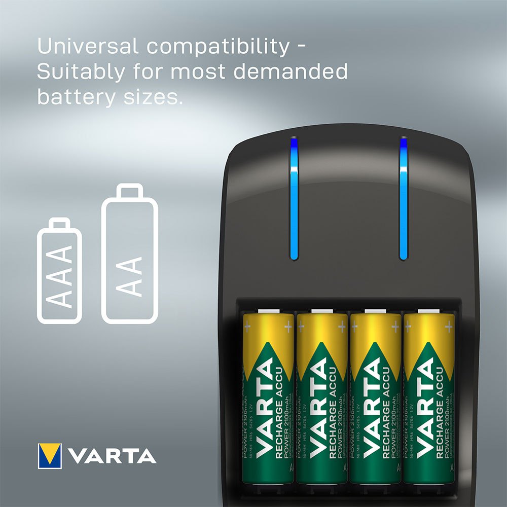 Купить Varta 38661 Plug 4x 2100mAh Mignon AA Аккумуляторы Черный Black 7ft.ru в интернет магазине Семь Футов