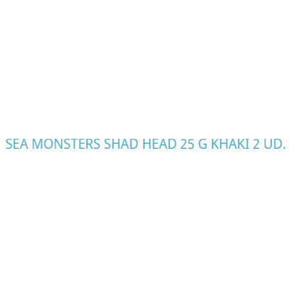 Купить Sea monsters SMSH25K Shad Джиг-голова Золотистый Khaki 25 g  7ft.ru в интернет магазине Семь Футов