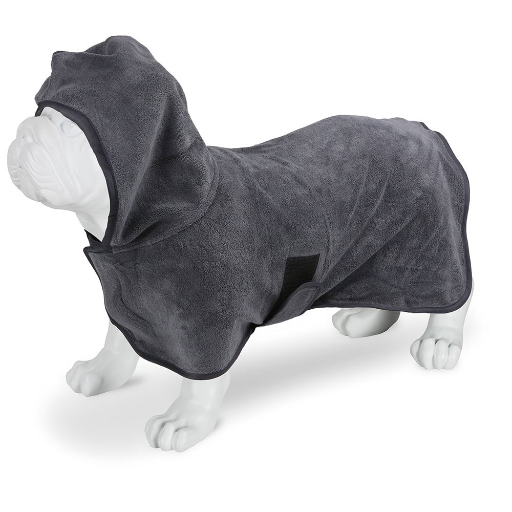 Купить Regatta RDC018-1U1-M Dog Drying Coat Серый  Ebony M  7ft.ru в интернет магазине Семь Футов