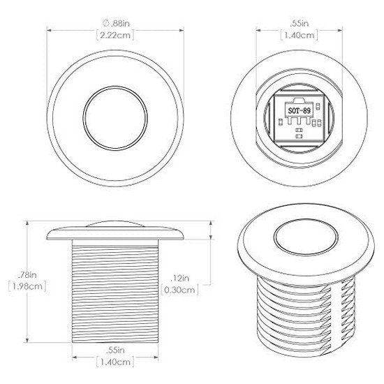 Купить Lumitec 451-101084 Newt Белый свет любезности Белая White 45 mAh 12V  7ft.ru в интернет магазине Семь Футов