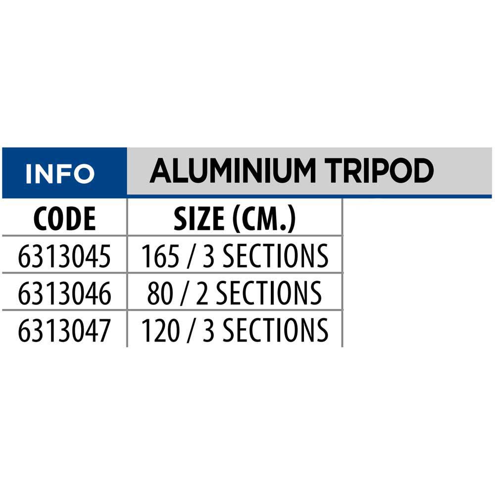 Купить Lineaeffe 6313046 Foldable Aluminium 80 cm Серый  Grey 7ft.ru в интернет магазине Семь Футов