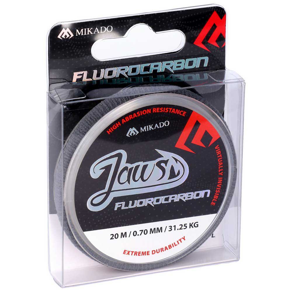 Купить Mikado ZFLJ01-060-20 Jaws Фторуглерод 20 м Черный  Transparent 0.600 mm  7ft.ru в интернет магазине Семь Футов