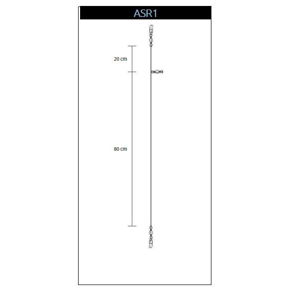 Купить Asari ASR1 Stiff Surf Leader Линия Серебристый 100cm 1 Arm  7ft.ru в интернет магазине Семь Футов