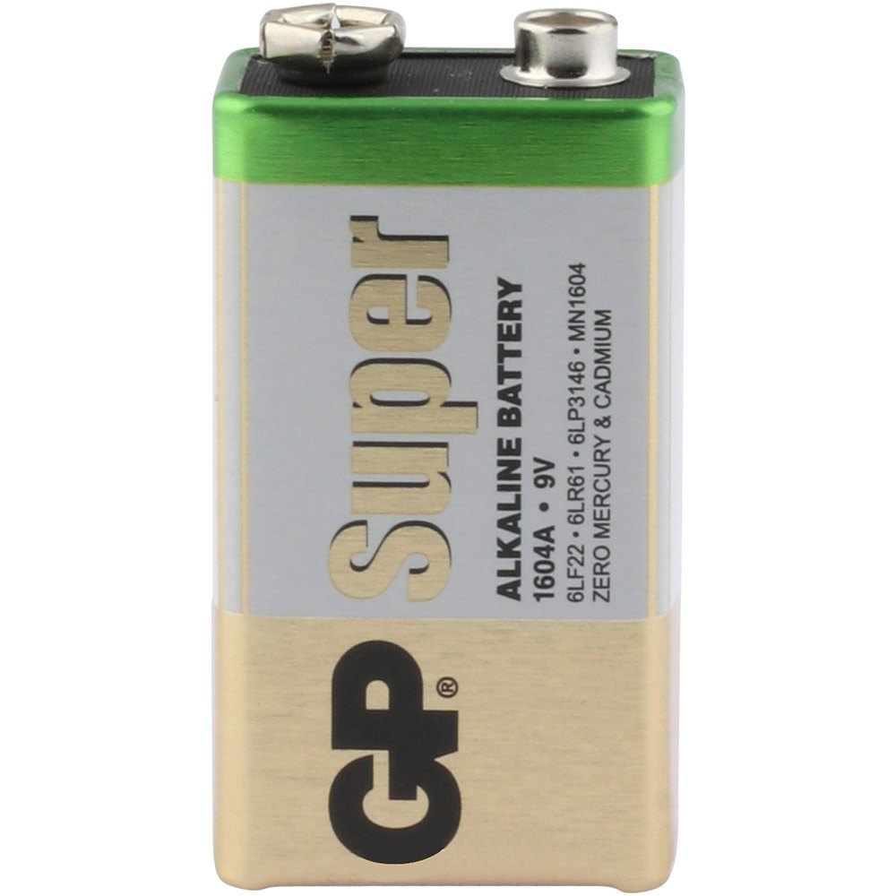 Купить Gp batteries 0301604AC1 Супер щелочной 9V-Block 6LR61 Аккумуляторы Белая White 7ft.ru в интернет магазине Семь Футов