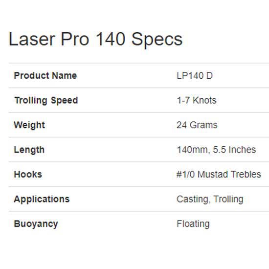 Купить Halco LP140D-H53 Laser Pro 140 Mm 24g Многоцветный  H53 7ft.ru в интернет магазине Семь Футов