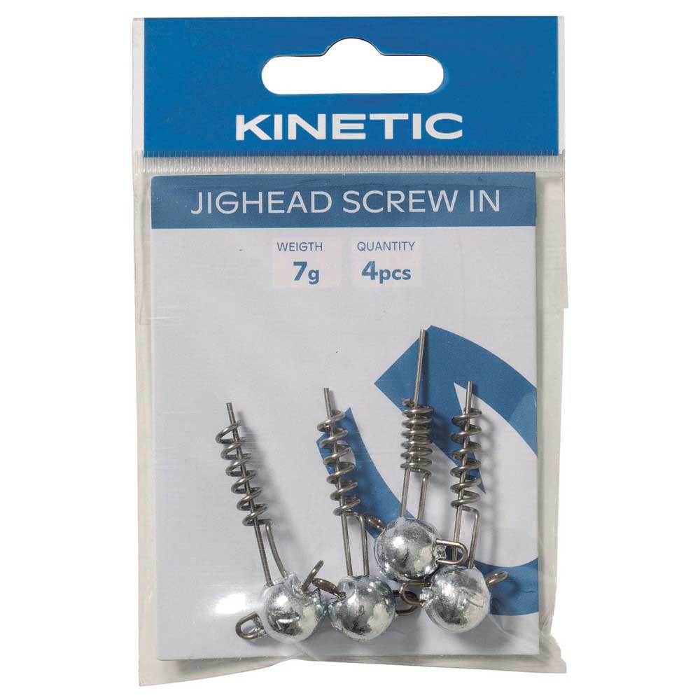 Купить Kinetic F604-259-158 Screw In Джиг-голова 2 единицы Серебристый Zinc 30 g  7ft.ru в интернет магазине Семь Футов