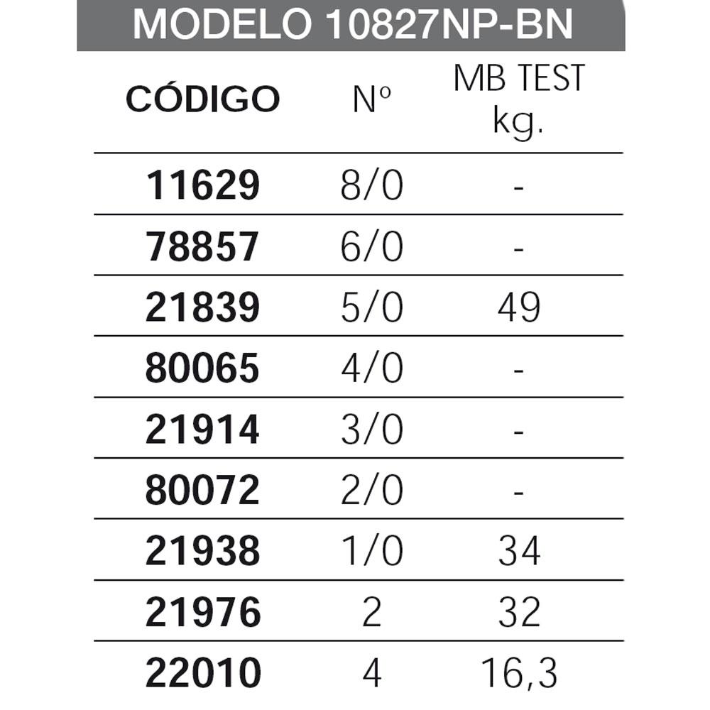 Купить Mustad DUPLI-80065 10827NP BN 4X Крюк Черный  4/0  7ft.ru в интернет магазине Семь Футов