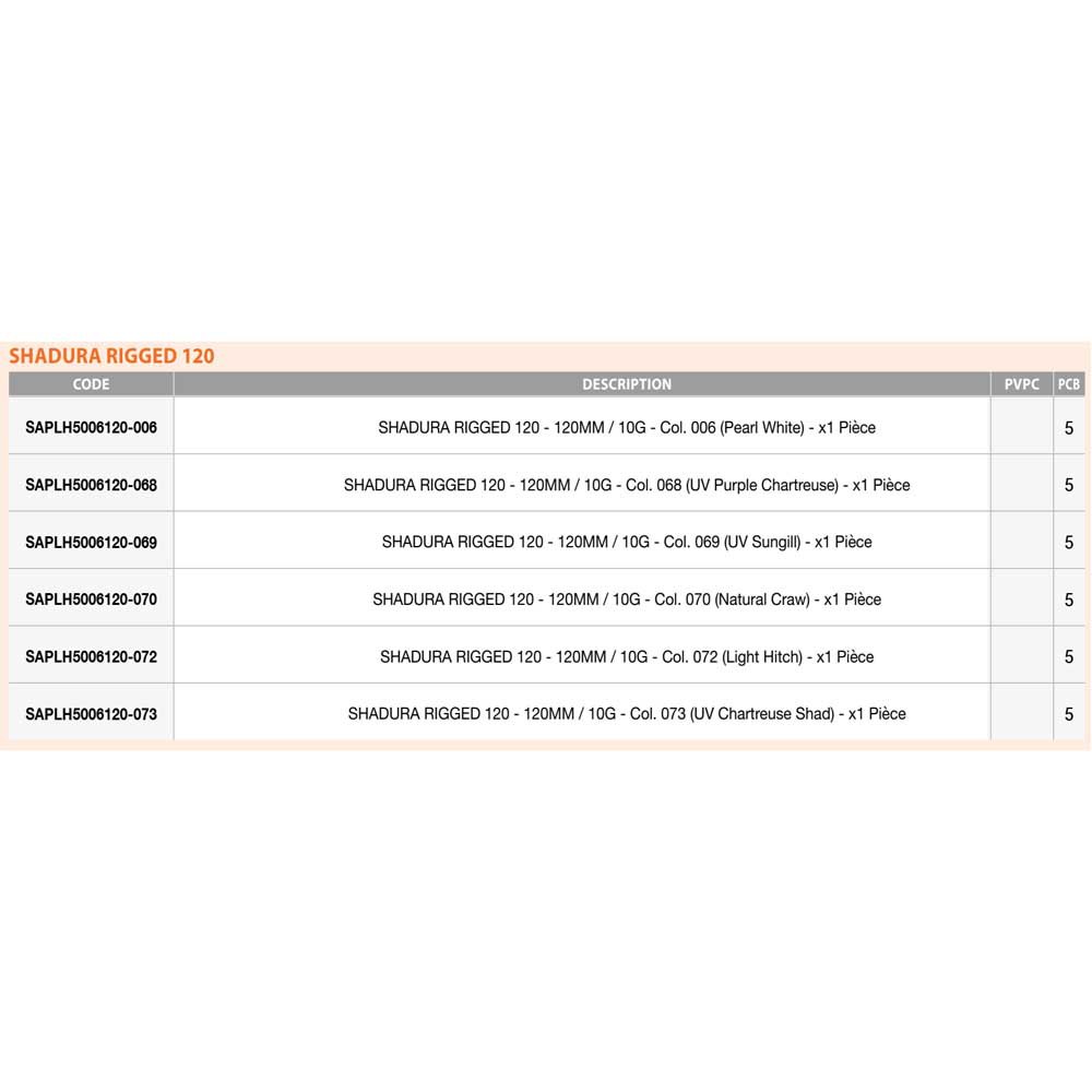 Купить Sakura SAPLH5006120-069 Shadura Rigged 120 Mm 10g Многоцветный 069 7ft.ru в интернет магазине Семь Футов