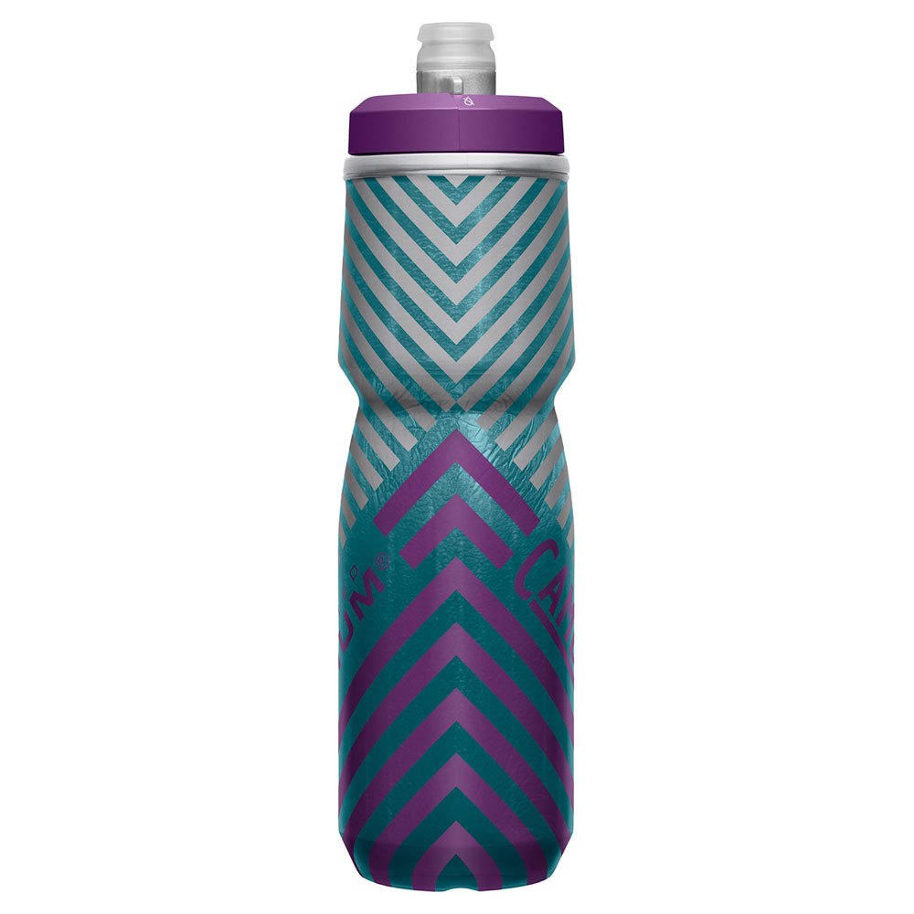 Купить Camelbak 1873.305071 Podium Chill 700ml Бутылка для воды Зеленый Teal Stripe 7ft.ru в интернет магазине Семь Футов