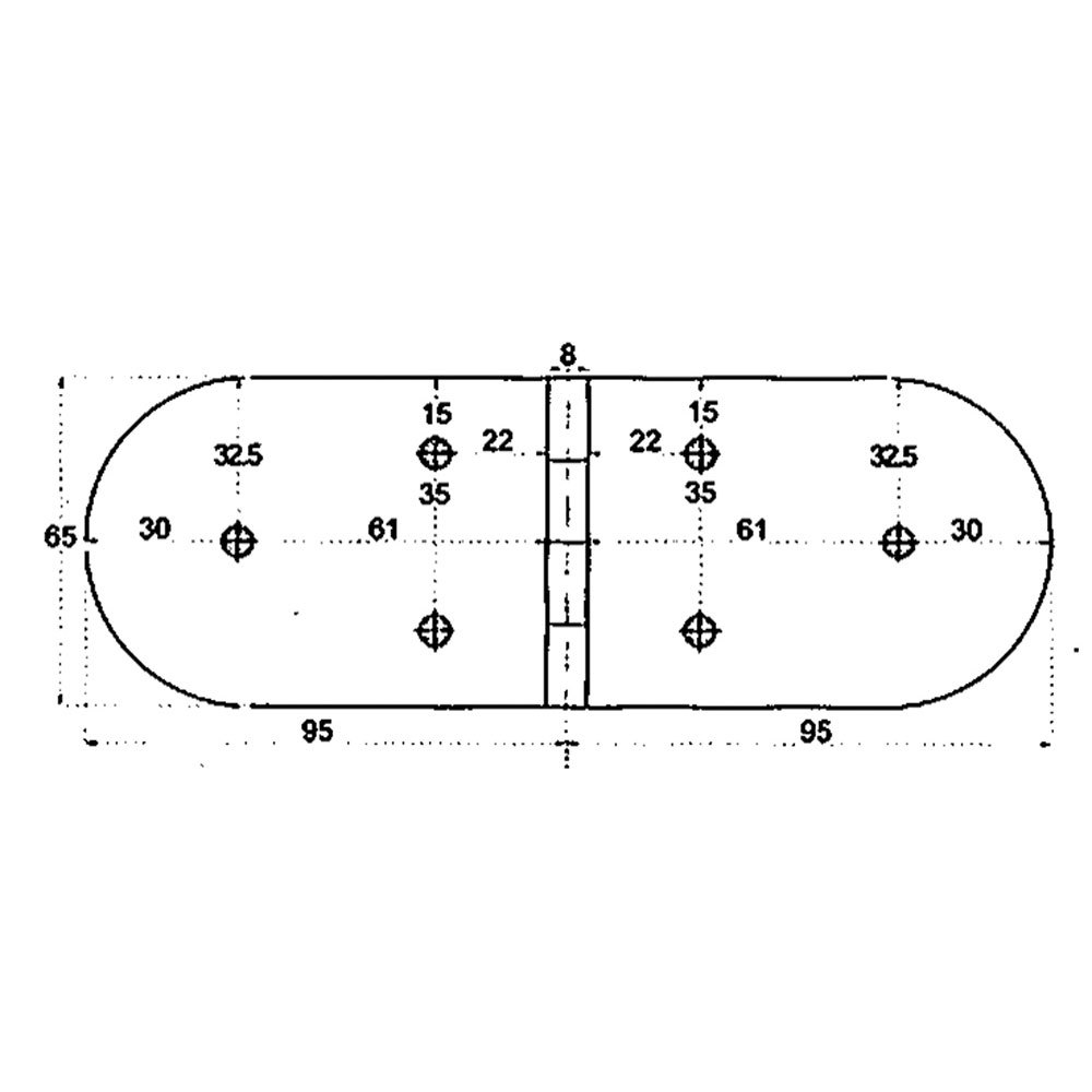 Купить A.a.a. 4949344 190x65x4 mm Перевернутая петля из нержавеющей стали с болтами Prisioner Серебристый Silver 7ft.ru в интернет магазине Семь Футов