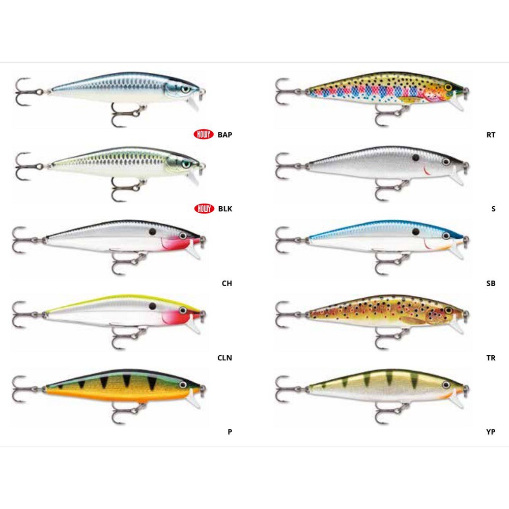 Купить Rapala RA5822130 Flat Rap Пескарь 80 mm 7g Многоцветный BAP 7ft.ru в интернет магазине Семь Футов