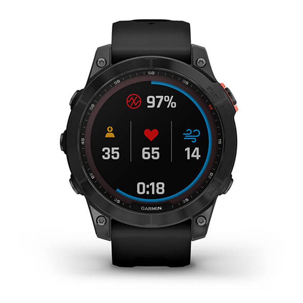 Купить Garmin 010-02540-11 Fenix 7 Solar Часы Черный  Slate Grey / Black 7ft.ru в интернет магазине Семь Футов