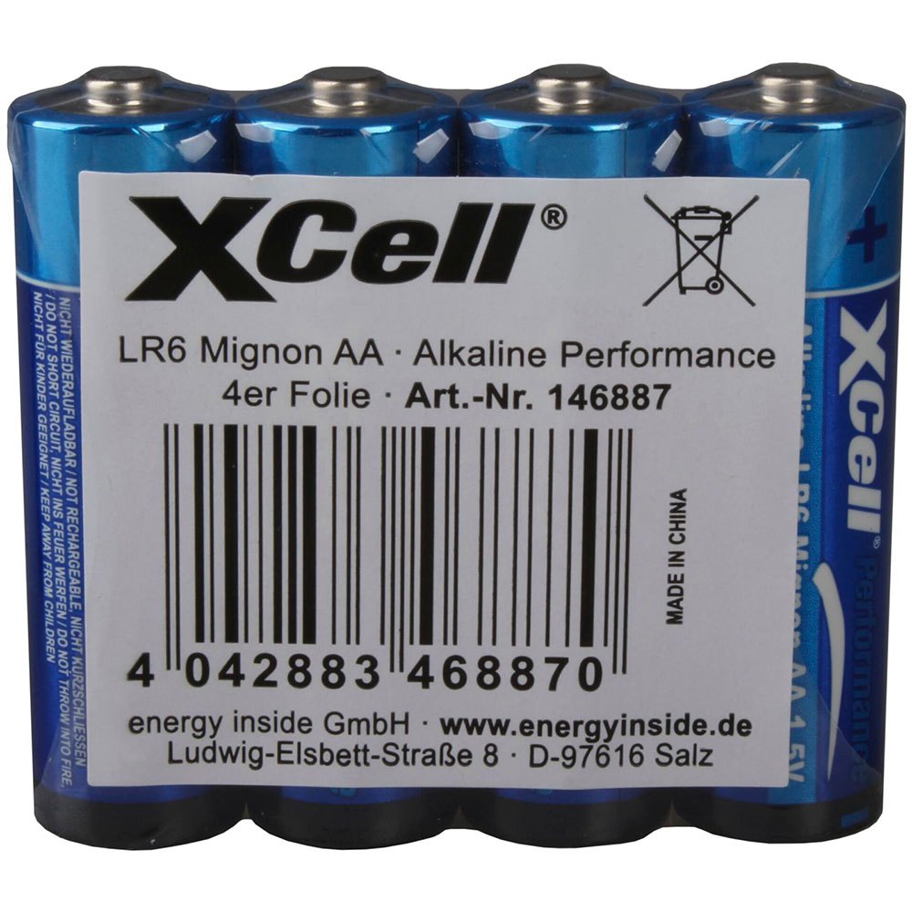 Купить Xcell XLR6-4S LR6 XLR6-4S Щелочные батареи типа АА 40 единицы измерения Серебристый White 7ft.ru в интернет магазине Семь Футов