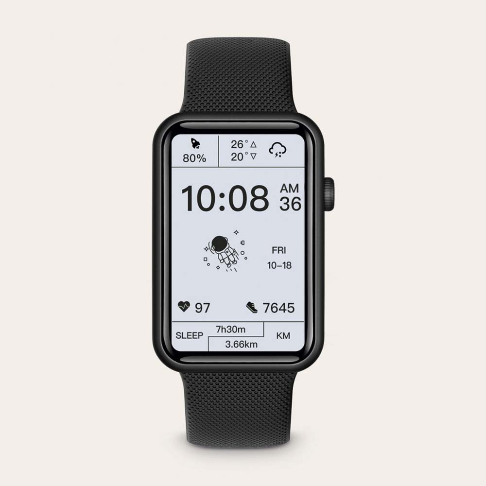 Купить KSIX BXSW13N Tube Умные часы Серебристый  Black 7ft.ru в интернет магазине Семь Футов