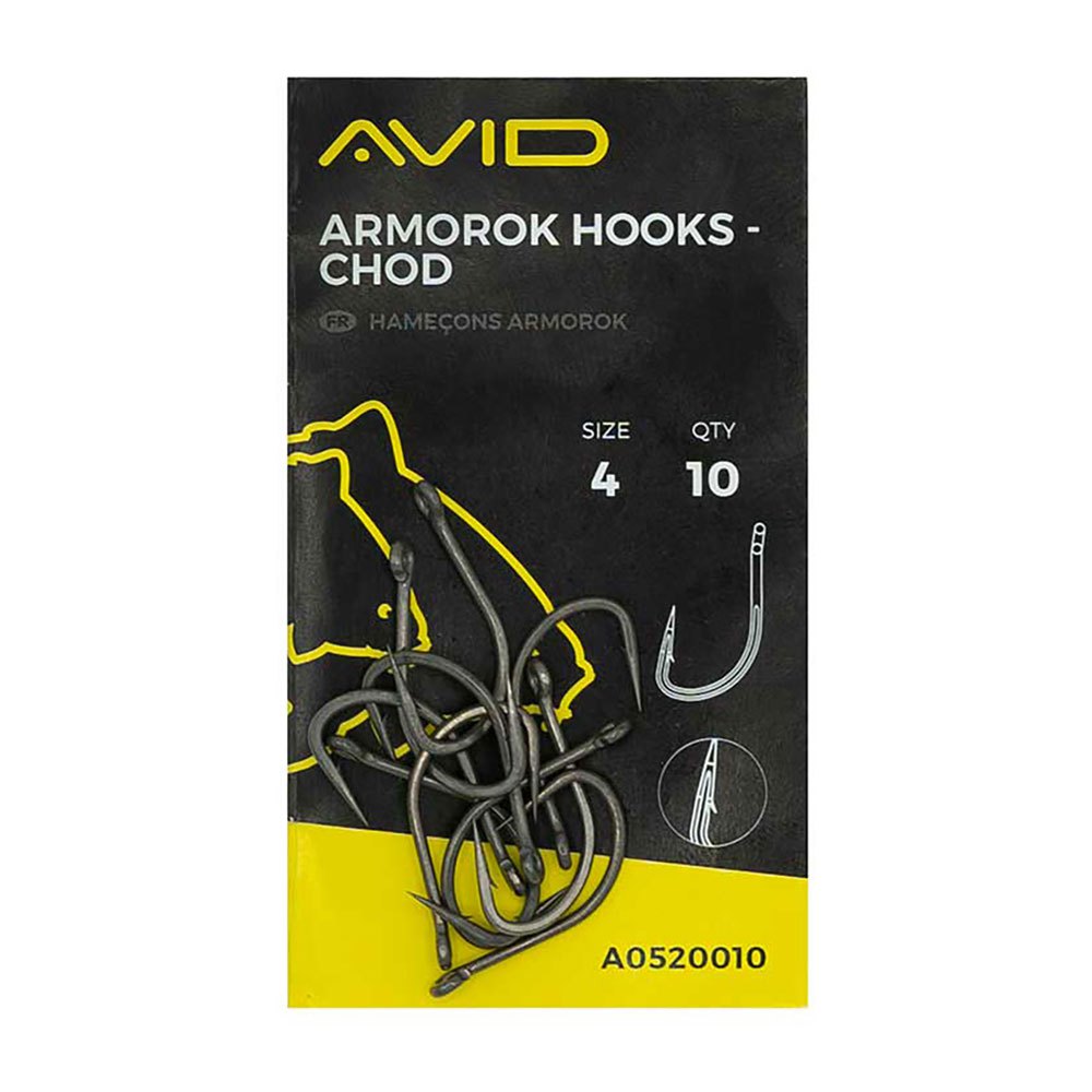 Купить Avid carp A0520012 Armorok Chod Крюк Черный  Black Nickel 8  7ft.ru в интернет магазине Семь Футов