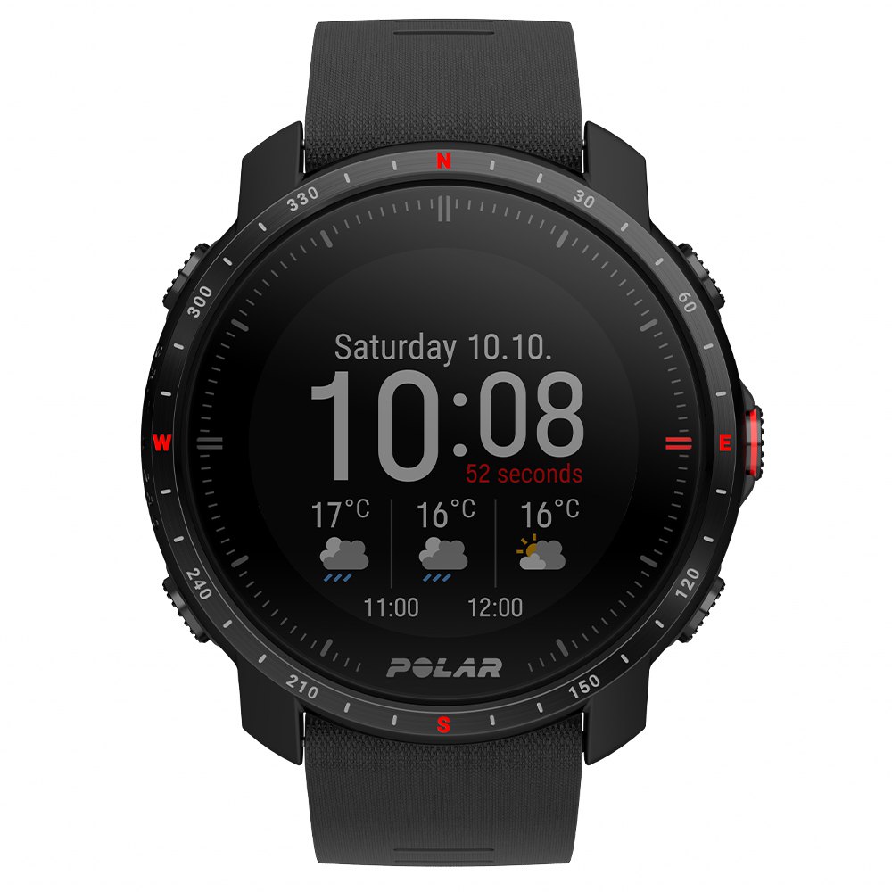 Купить Polar 90085773 Grit X Pro Сапфировые часы Черный Black M-L  7ft.ru в интернет магазине Семь Футов