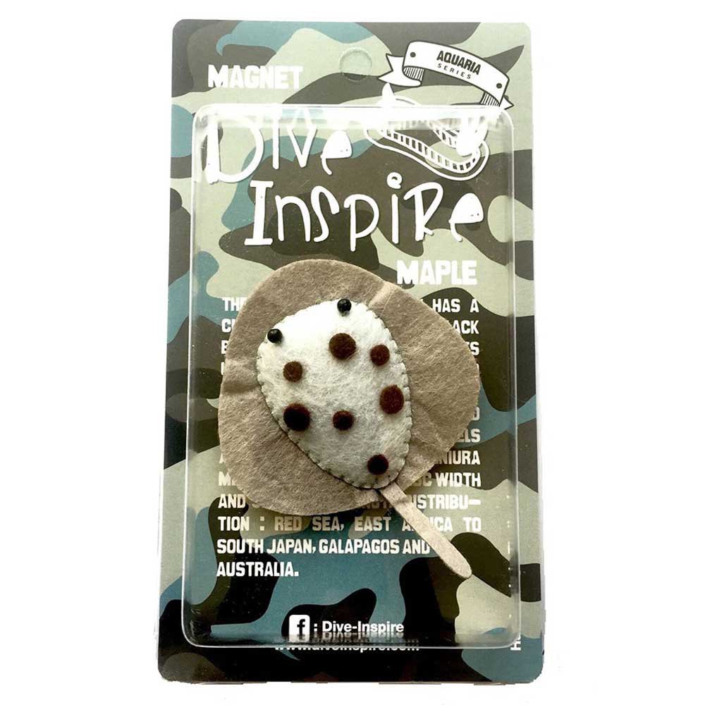 Купить Dive inspire MN-017 Кленовый мраморный магнит из ската Серый Grey / White 7ft.ru в интернет магазине Семь Футов