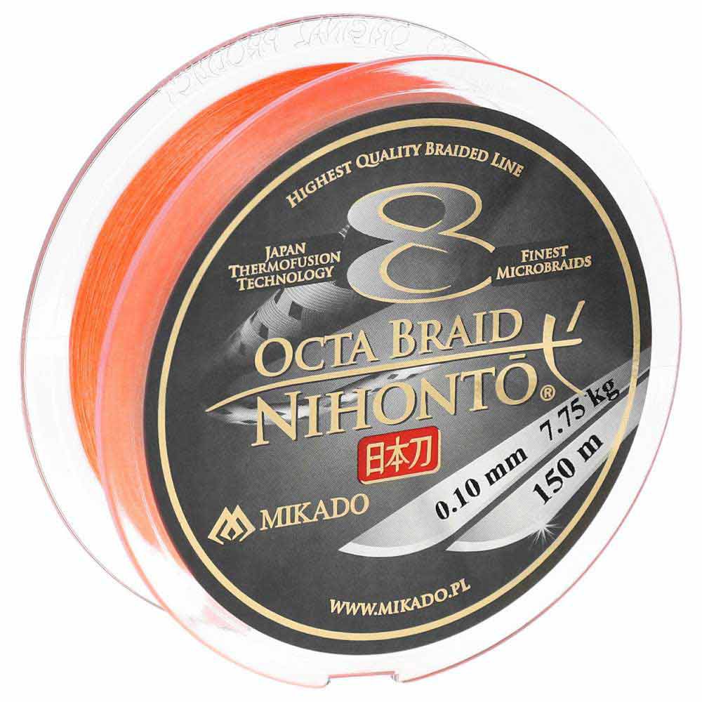 Купить Mikado Z24O-030 Nihonto Octa Плетеная леска 150 м Оранжевый Orange 0.300 mm  7ft.ru в интернет магазине Семь Футов