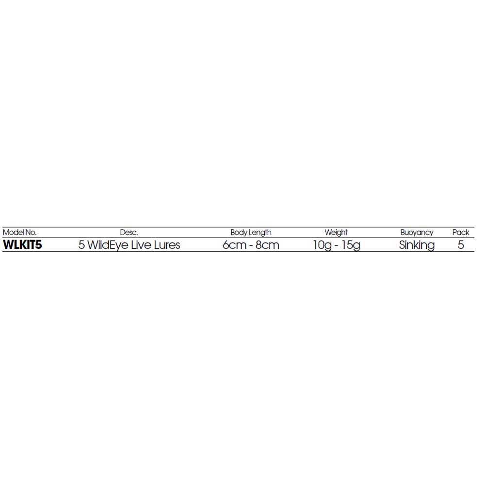 Купить Storm 19STWLKIT5 Wildeye Live Kit 1 Sinking Многоцветный 80 100 mm (15-20 g)  7ft.ru в интернет магазине Семь Футов