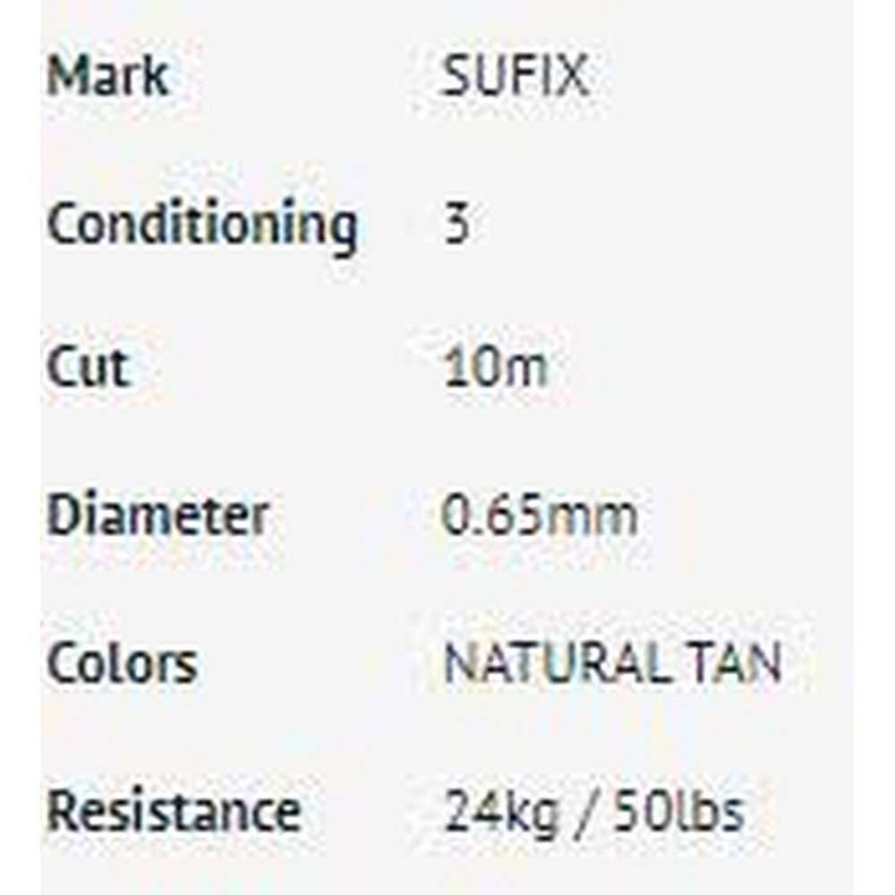 Купить Sufix 13SUDS1SO0500G4A11 Wind-On Nylon Лидер 10 м Бесцветный Natural Tan 0.650 mm  7ft.ru в интернет магазине Семь Футов