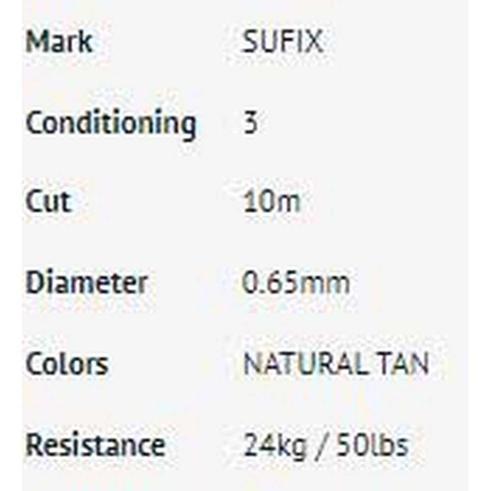 Купить Sufix 13SUDS1SO0800G4A11 Wind-On Nylon Лидер 10 м Бесцветный Natural Tan 0.800 mm  7ft.ru в интернет магазине Семь Футов